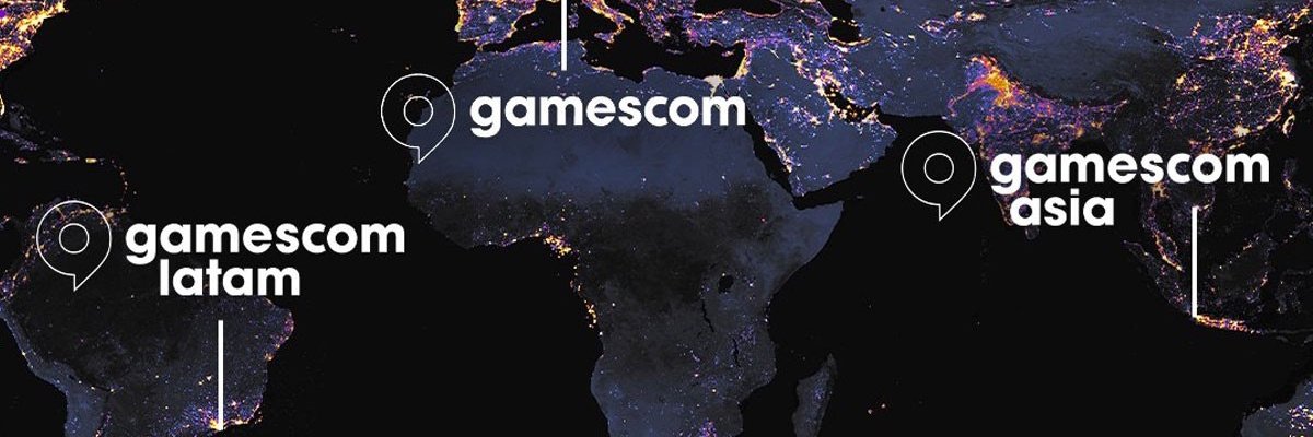 Locais em que a Gamescom acontece, incluindo a Gamescom Latam, sediada em território brasileiro desde 2024