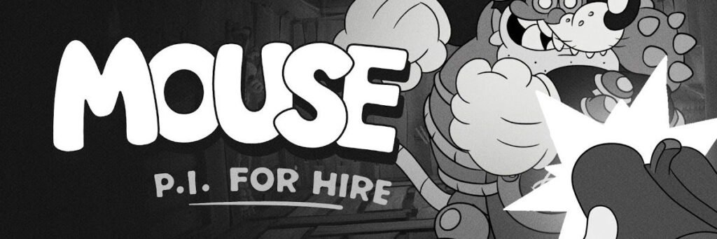 Logo do jogo Mouse: PI for Hire, um dos destaques indies de 2026